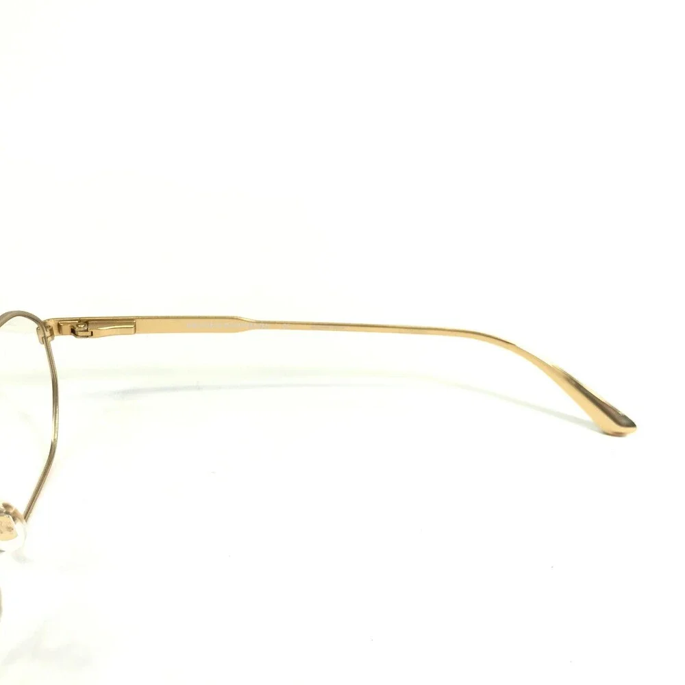 Brooks Brothers Eyeglasses Frames BB1053 1001 Gold Square Full Rim 55-17-145